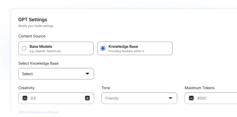 Custom Knowledge Integration